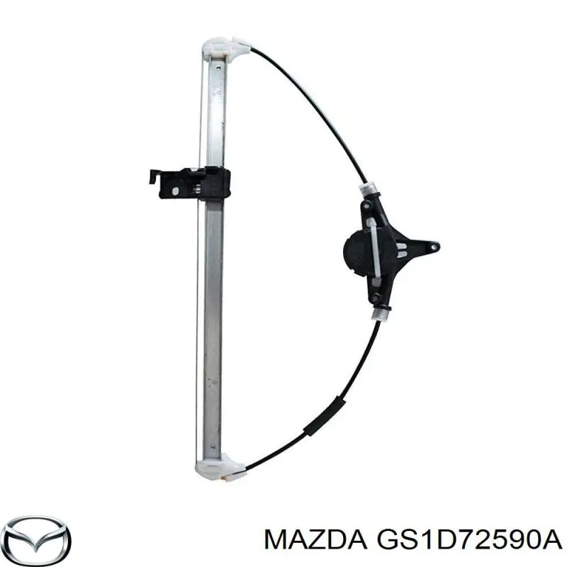 Механізм склопідйомника двері задньої, правої Mazda GS1D72590A ціна, від 8.44 USD