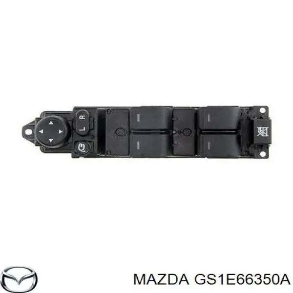 Кнопковий блок керування склопідіймачами передній лівий Mazda GS1D66350 ціна, від 44.16 USD