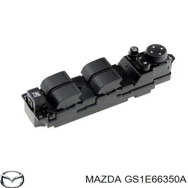 Кнопковий блок керування склопідіймачами передній лівий GS1D66350 Mazda