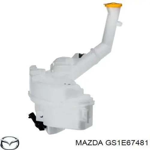 Бачок омивача лобового скла Mazda GS1E67481 ціна, від 9.89 USD