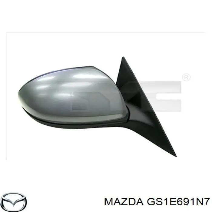 Накладка дзеркала заднього виду, ліва GS1E691N7 Mazda