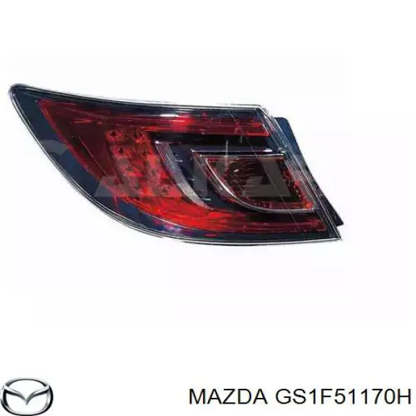 GS1F51150C Mazda ліхтар задній правий, зовнішній