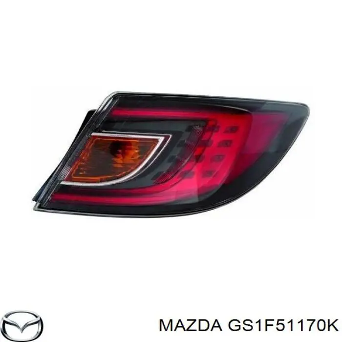 Купити GS1F51150K Mazda Фара задня права зовнішня