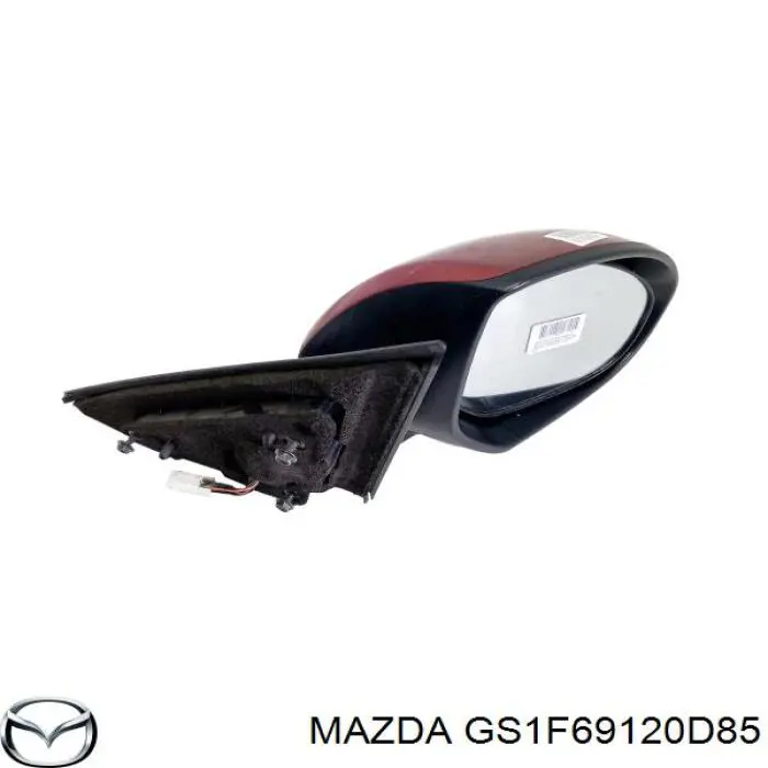 GS1F69120D85 Mazda дзеркало заднього виду, праве