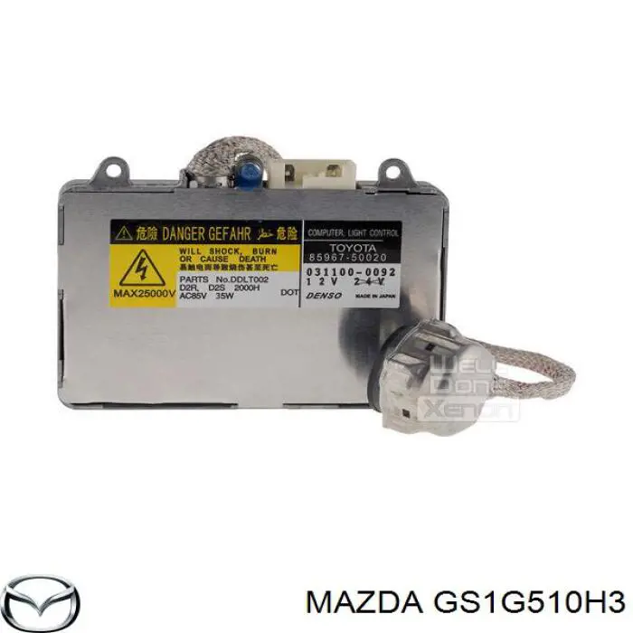 Купити GS1G510H3 Mazda Блок розпалювання, ксенон