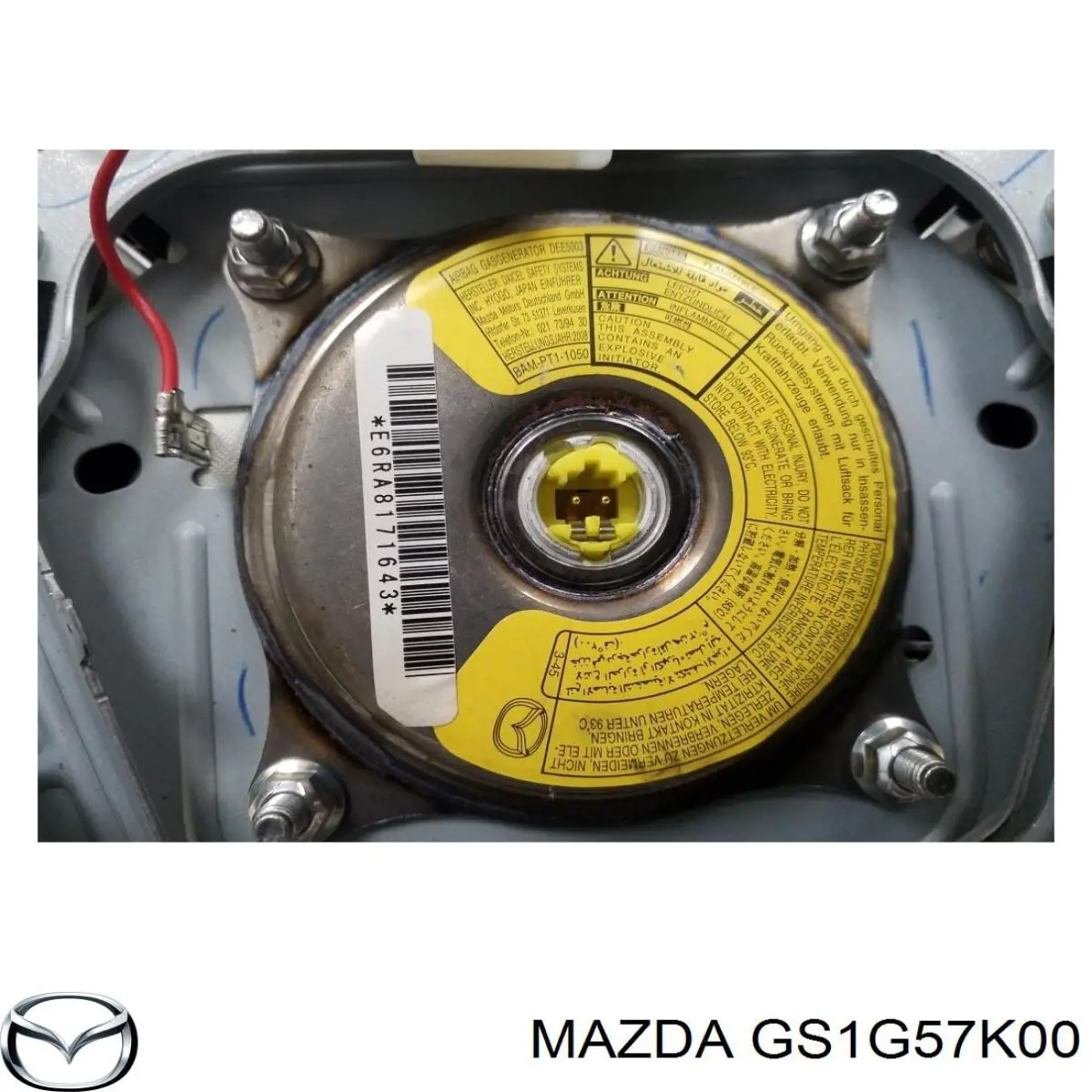 Подушка AIRBAG передня ліва Mazda GS1G57K00