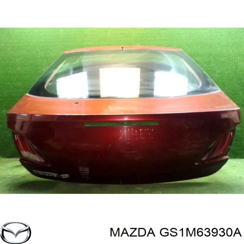 Скло заднє, 3/5-й двері (ляди) Mazda 6 (GH) (Мазда 6)