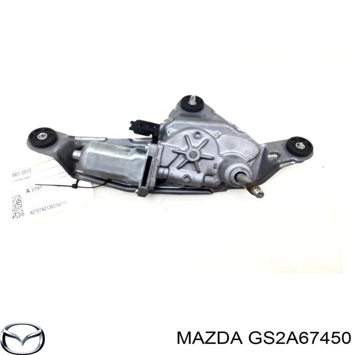 Двигун склоочисника заднього скла Mazda 6 (GH) (Мазда 6)
