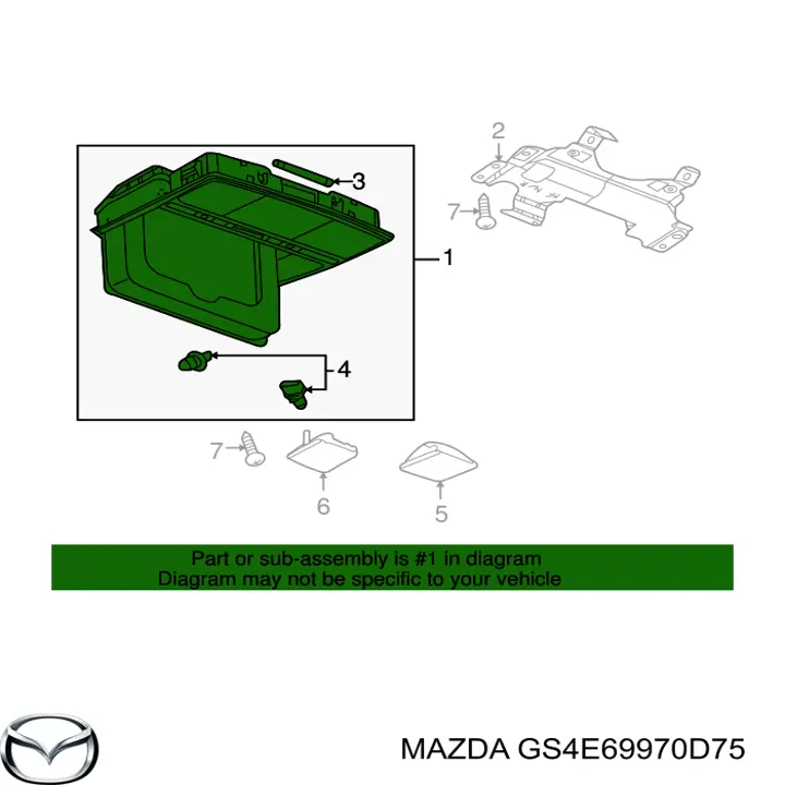  Mazda GS4E69970D75 ціна, від 91.41 USD