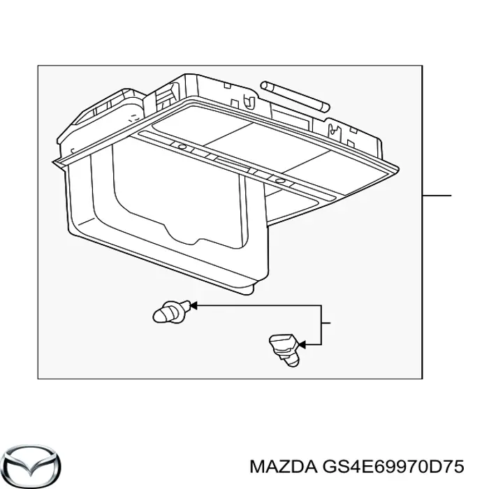 Купити GS4E69970D75 Mazda 