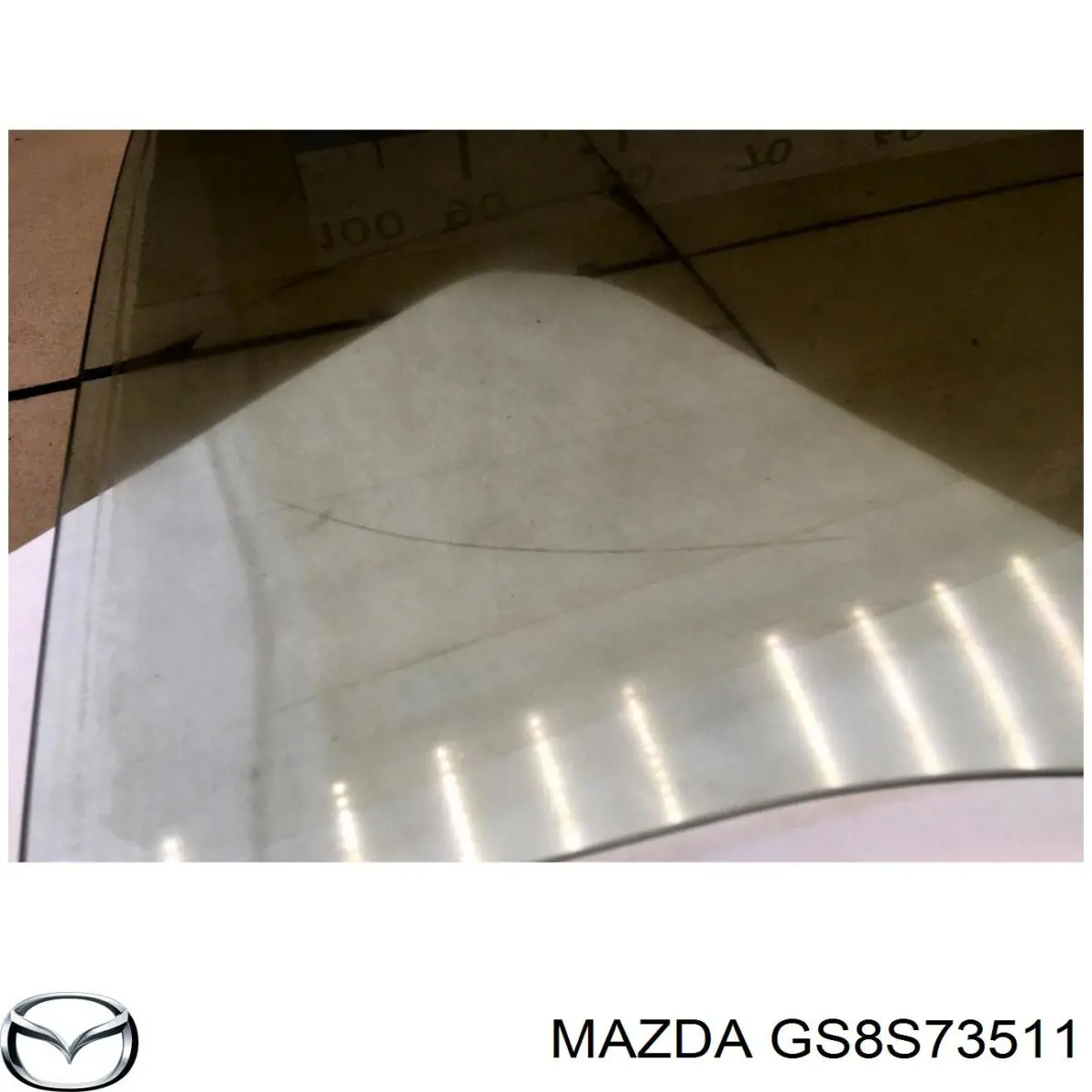 Скло задньої двері лівої Mazda 6 (GH) (Мазда 6)