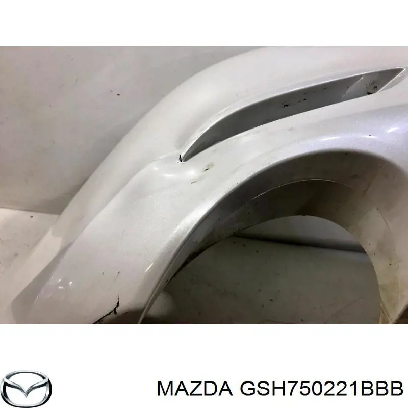 Бампер задній GSH750221BBB Mazda