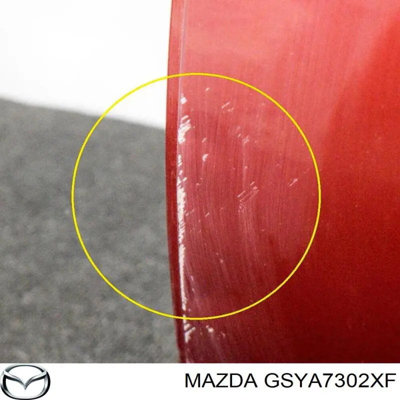 Двері задні, ліві GSYA7302XF Mazda