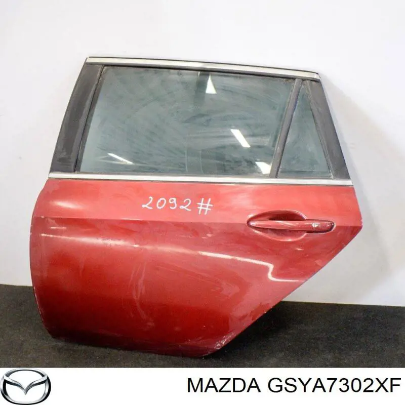 Двері задні, ліві на Mazda 6 (GH)