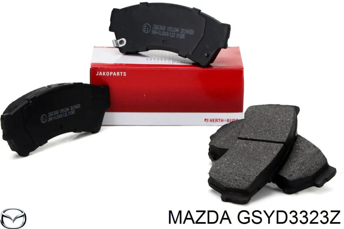 Купити GSYD3323Z Mazda Колодки гальмівні передні, дискові