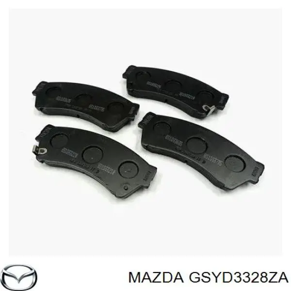 GSYD3328ZA Mazda Передні гальмівні колодки