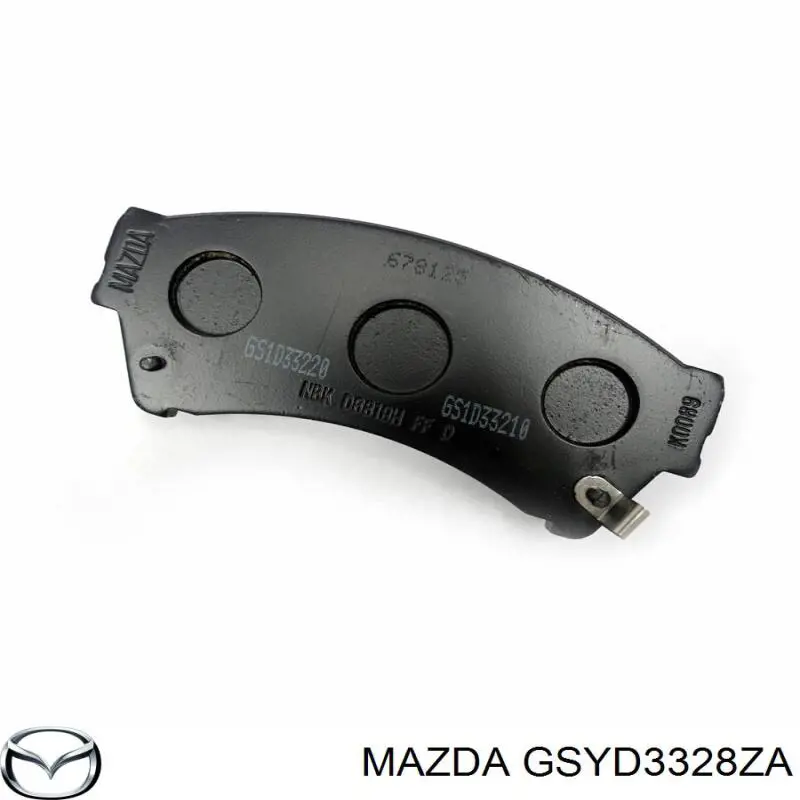 Тормозні колодки Mazda GSYD3328ZA