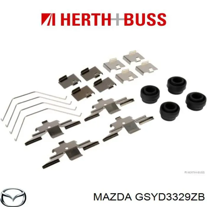 GSYD3329ZB Mazda пластина кріплення гальмівної колодки