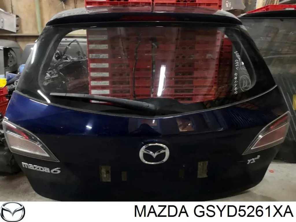 Кришка багажника Mazda 6 (GH) (Мазда 6)