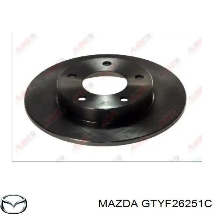 GTYF26251C Mazda Дискові гальма