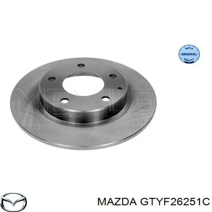 Купити GTYF26251C Mazda Диск заднього гальма