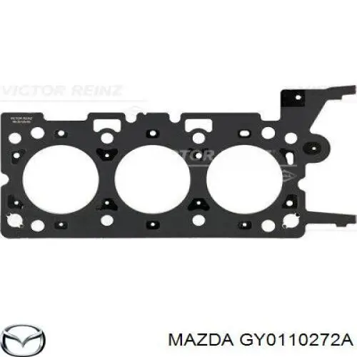 Прокладка головки блока циліндрів (ГБЦ), ліва Mazda MPV 2 (LW) (Мазда Мпв)