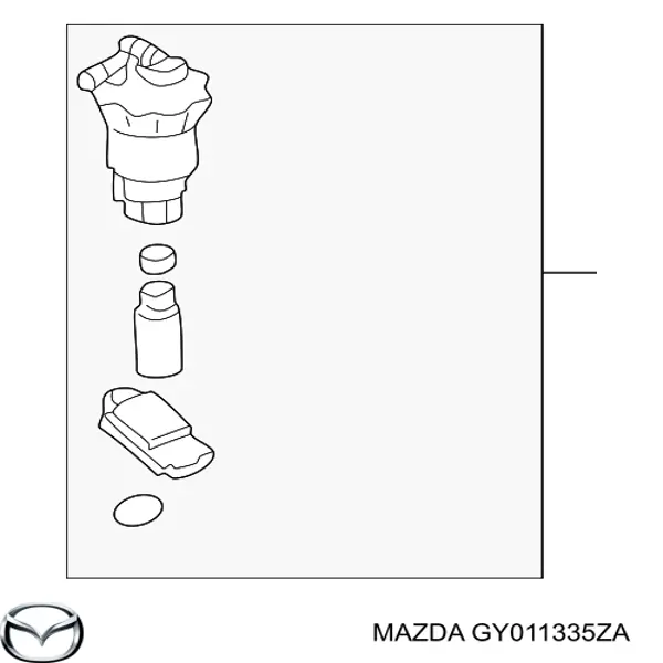 Купити GY011335ZA Mazda Насос паливний електричний