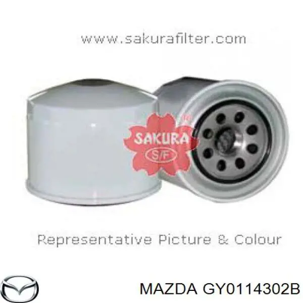 Купити GY0114302B Mazda Фільтр очищення масла відцентровий