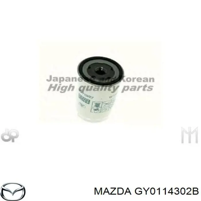 Масляний фільтр двигуна Mazda GY0114302B ціна, від 6.31 USD
