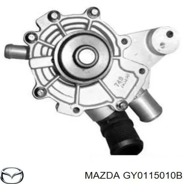 Работаем с ндс насос водяной mazda tribute (пр-во gmb) на Mazda MPV LW