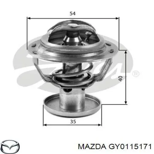 Термостат GY0115171 Mazda