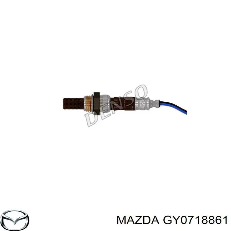 Лямбда-зонд, датчик кисню до каталізатора, лівий Mazda MPV 2 (LW) (Мазда Мпв)