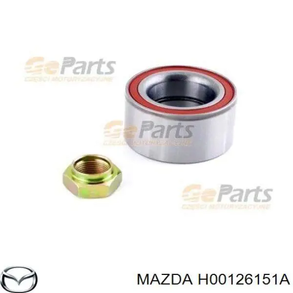 Комплект підшипник маточини передньої Mazda H00126151A ціна, від 10.37 USD