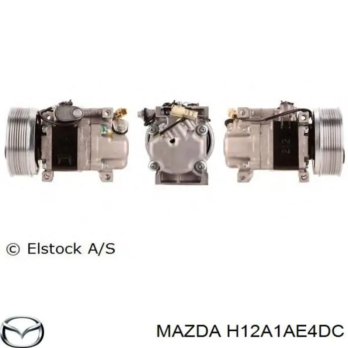 Компресор кондиціонера H12A1AE4DC Mazda