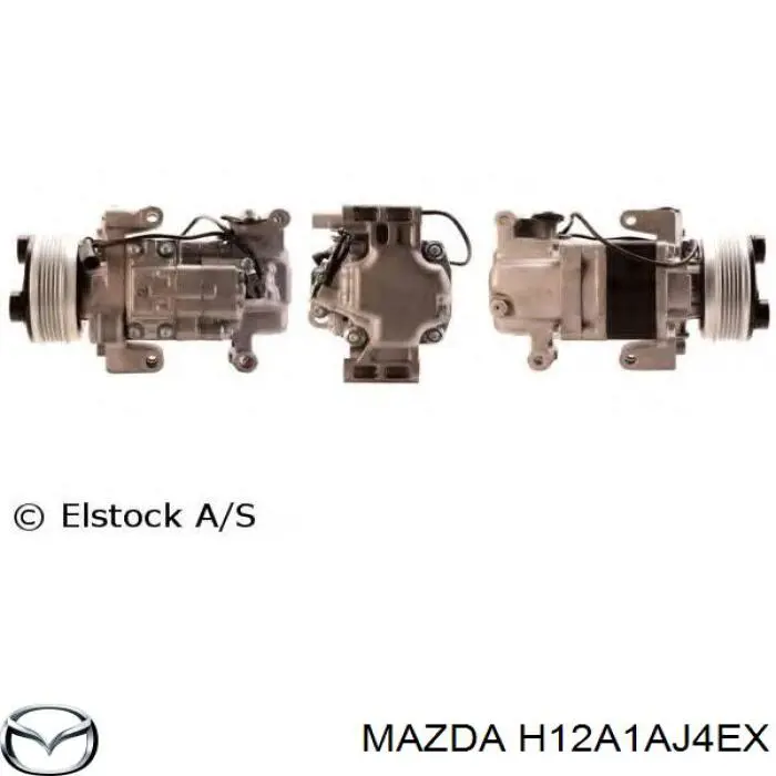 Компресор кондиціонера H12A1AJ4EX Mazda