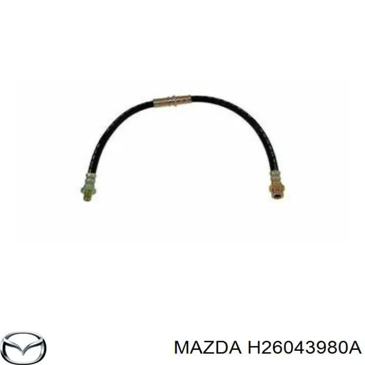 Шланг гальмівний передній Mazda 929 3 (HC) (Мазда 929)
