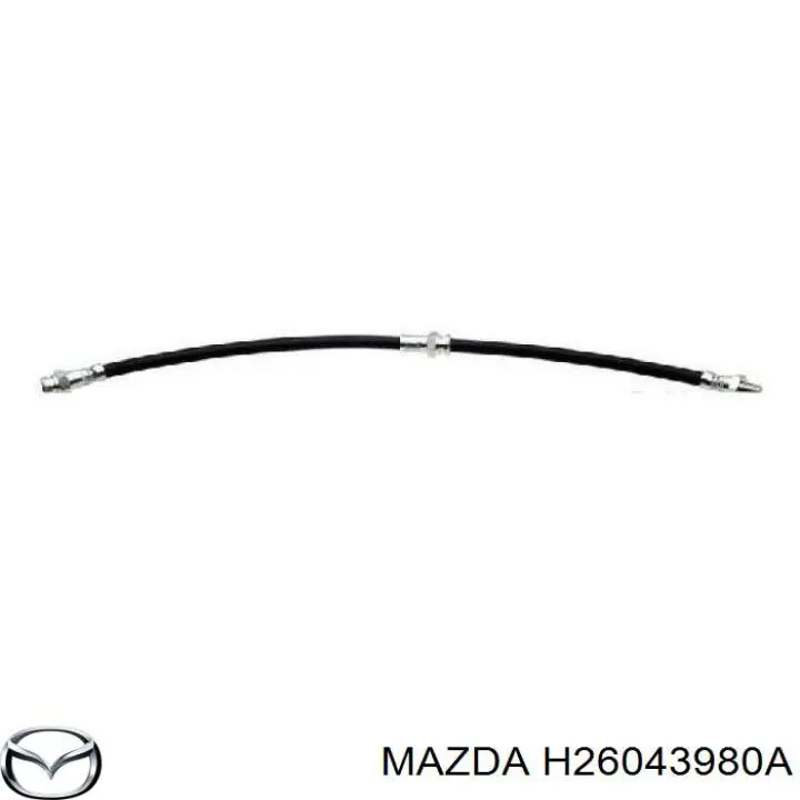 H26043980A Mazda Гнучка гальмівна трубка передня