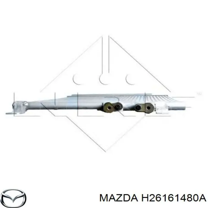 Радіатор кондиціонера Mazda 929 3 (HC) (Мазда 929)