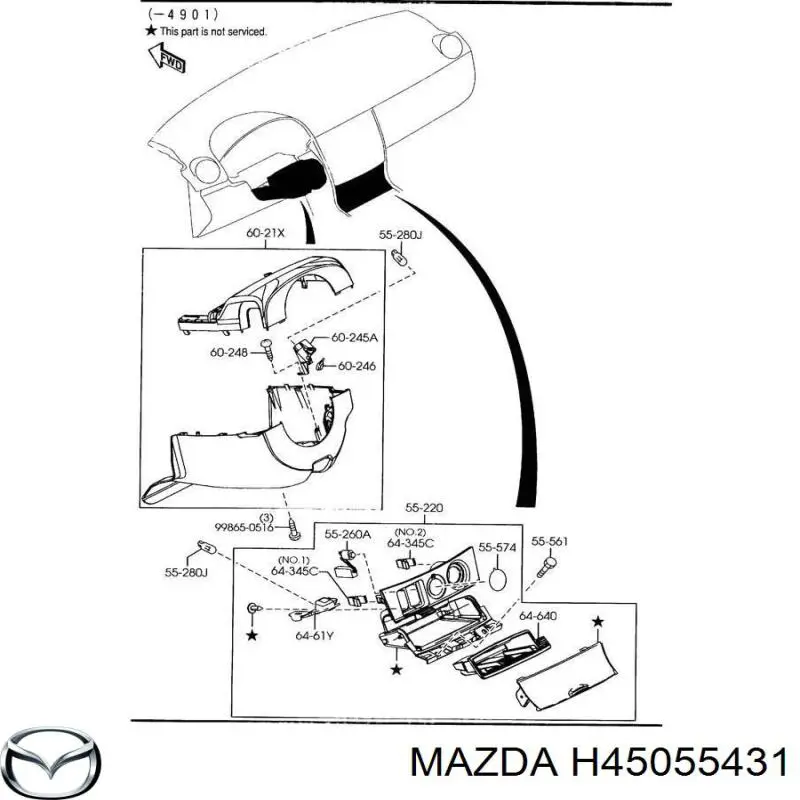 H45055431 Mazda 