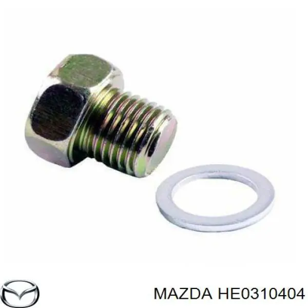 Купити HE0310404 Mazda Пробка піддона двигуна