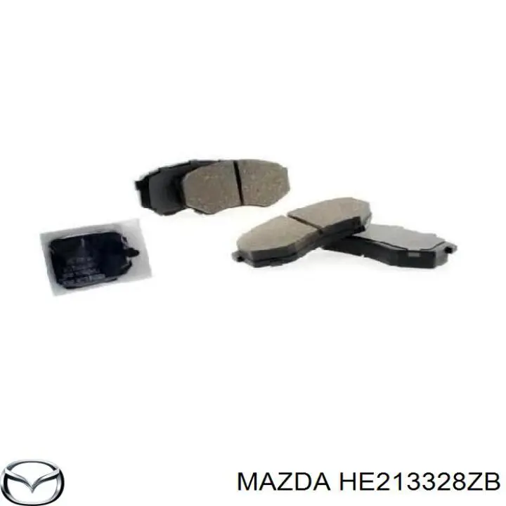 HE213328ZB Mazda колодки гальмівні передні, дискові