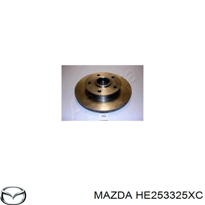 Диск гальмівний передній HE253325XC Mazda