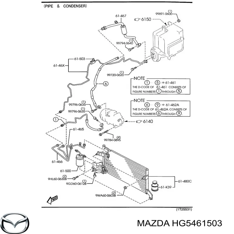  HG5461503 Mazda