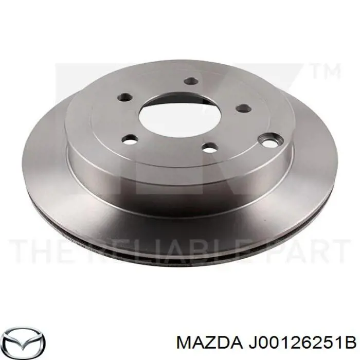 Задні дискові гальма Mazda J00126251D ціна, від 29.91 USD