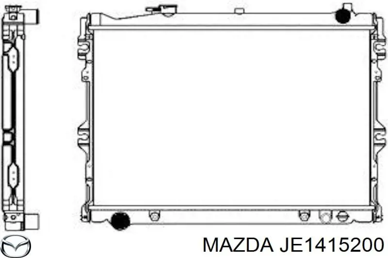  Радіатор Mazda 929 3