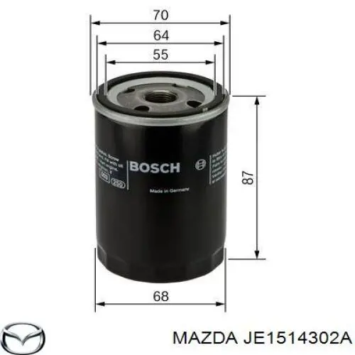  Mazda JE1514302A ціна, від 7.58 USD