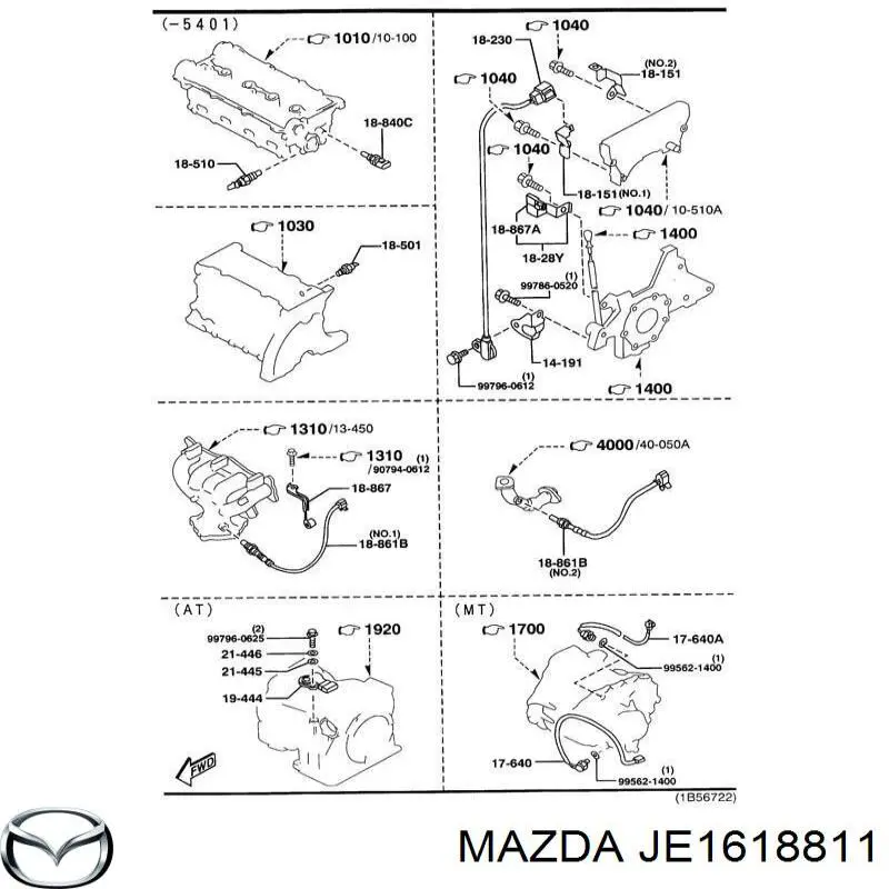  Mazda JE1618811 ціна, від 6.33 USD