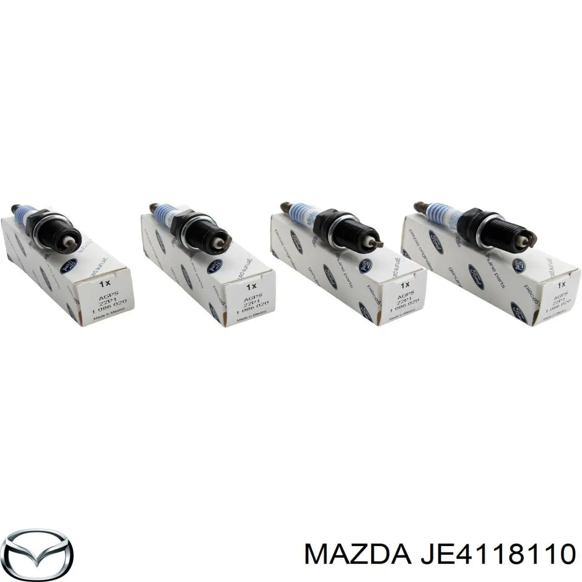 Свічки автомобільні Mazda JE4118110 ціна, від 2.56 USD