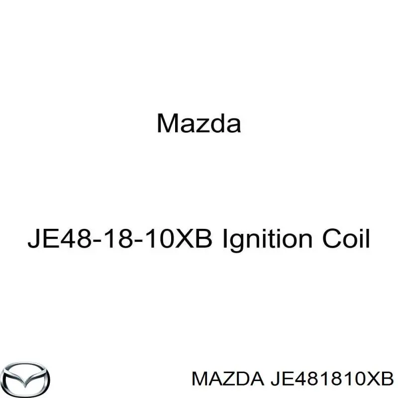JE481810XB Mazda котушка запалювання