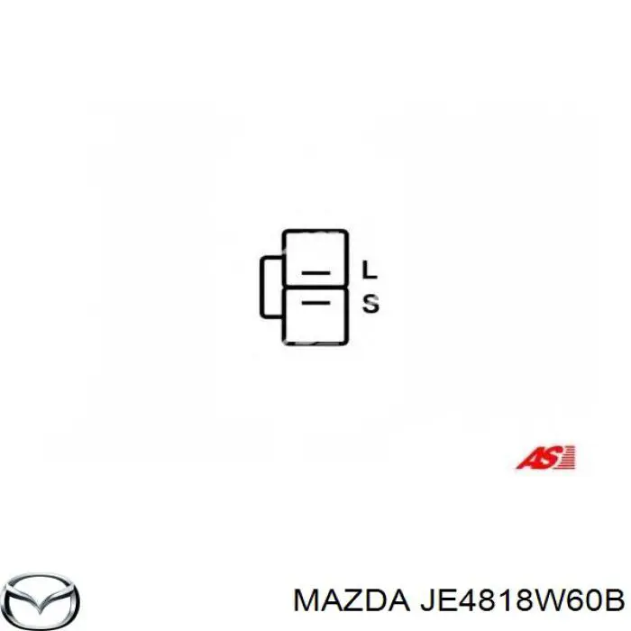 JE4818W60B Mazda міст доданий генератора